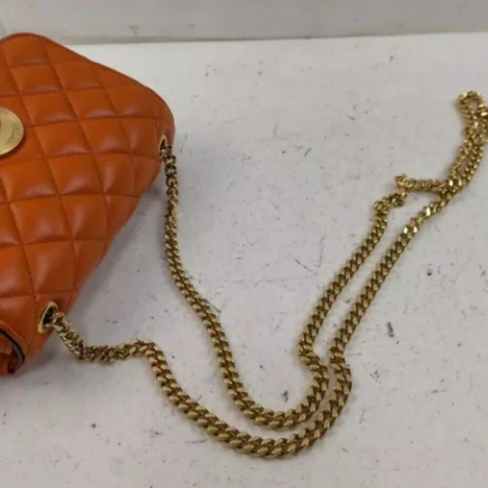 Gianni Versace Medusa Leather Shoulder Bag - Picture 8 of 12